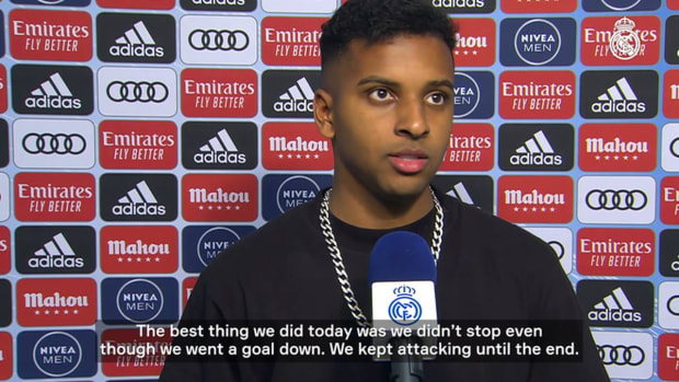 Rodrygo: 'We kept attacking until the end'